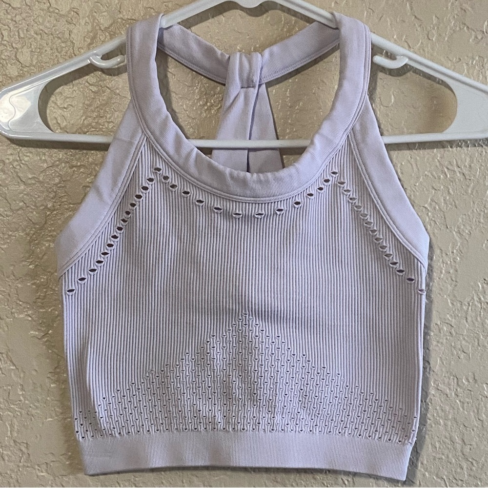 Free People Serendipity Crochet Cami, Light Lavender, Size XS - Picture 2 of 6